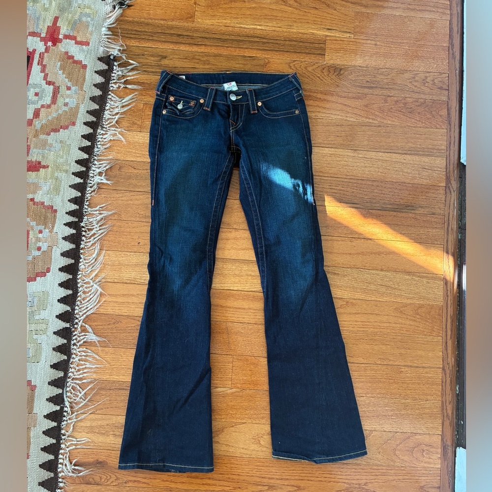 true religion joey Dark Indigo Flare Jeans
